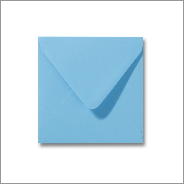 Op maat Zwitsers Menagerry Envelop - blauw 14x14 - Mini-Art
